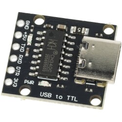 Konwerter USB-C do UART TTL CH340C