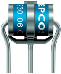 3 electrode arrester, radial, 350 V, 20 kA, ceramic, B88069X7000B502