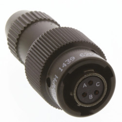 Złącze 3-pinowe Męski Amphenol Limited Żeński Montaż na kablu MIL-DTL-26482 rozmiar 8