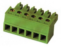 TLP3-CPF6 Kostka zaciskowa 6pin, prosta, z gniazdem raster 3,50 mm