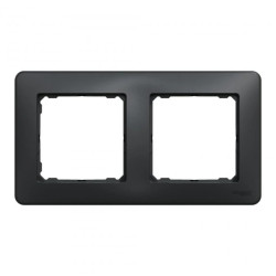 Ramka 2-krotna, czarny antracyt, Sedna Design SDD314802