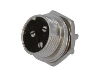 WMIC333-WP Wtyk mikrofonowy  na panel (złacze męskie) 3 pin