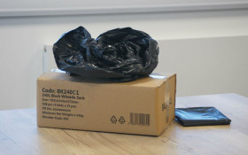 240L Black Wheeled Liner