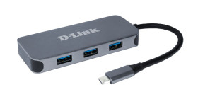 Koncentrator USB C USB 1.1, USB 2.0, USB 3.0 DUB-2335 USB 4 Magistrala USB USB C, D-Link