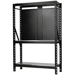 Draper 27922 BUNKER&#xAE; 17Pc Mod. 3 Tier Racking-S/Steel Shelving-P/Board 1500mm