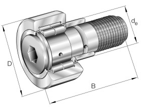 Rolka prowadząca, Rolka z ścieżką śrubową, śr: 47mm