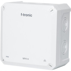 Puszka instalacyjna natynkowa NFK14 140x140x81mm bezhalogenowa hermetyczna IP66 biała NEPTUN Compact F-TRONIC