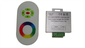 Kontroler Led Rf Dotykowy 18A 5 Key Biały Pilot