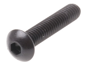 Śruba imbusowa M4 długość 20mm Gniazdo sześciokątne wypukłe Stalowe RS PRO