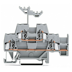 WAGO 280-520 5mm Double Deck Terminal Block Grey AWG 28-14