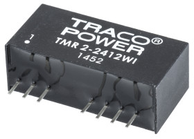 Przetwornica DC-DC, 2W, Uwe 9 → 36 V DC, Uwy 12V dc, Iwy 165mA, TRACOPOWER