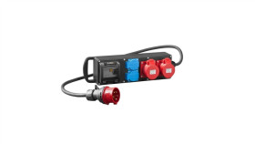 Rozgałęziacz Przemysłowy Rs-P Gumowany 2X2p+Z, 2X32a 5P, Z Przewodem Onpd I...