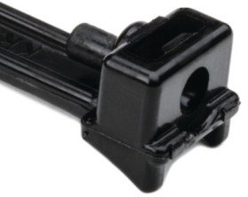 Cable tie, PA, (L x W) 360 x 6.1 mm, bundle-Ø 4.7 to 93 mm, black, UV resistant, -40 to 85 °C, 121-63560