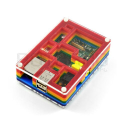 Obudowa Raspberry Pi B - Rainbow