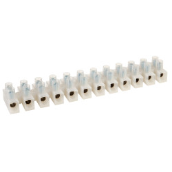 CamdenBoss CTSN434/12 57A Industrial Terminal Strip with Wire Protector