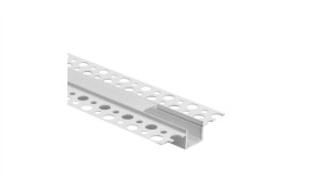 Profil Gp02 Podtynkowy Biały +Klosz Mrożony 2M