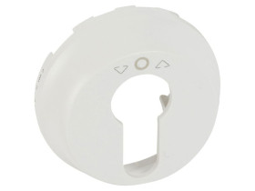CELIANE Plakietka do przycisku sterowania rolet na klucz biała 068157 LEGRAND