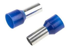 Końcówka kablowa zaciskana 16mm² długość 12mm Niebieski średnica 5.8mm Izolowane RS PRO