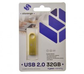 PENDRIVE 32GB STORAGE SLIM ZLOTY