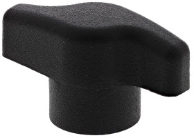 Pokrętło mocujące M8 długość gwintu: 12mm średnica pokrętła 45mm średnica gwintu: 8mm Wersja motylkowa Otwór gwintowany