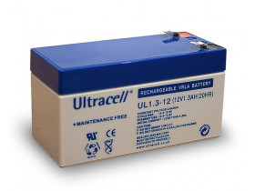 Akumulator ołowiowy 12 V, 1,3 Ah (UL1.3-12)