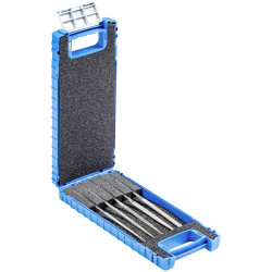 PFERD 15842051 Needle File set in durable plastic box for manual use