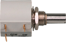 Wire-wound potentiometer, 3 turns, 10 kΩ, 1.5 W, linear, solder lug, 7386R10KL.25