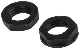 Nakrętka do dławnic kablowych gwint: M12 Nylon 66 Czarny IP68 RS PRO