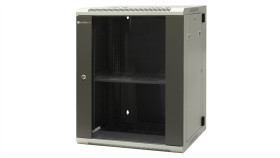 Szafa Wisząca Dzielona 19 15U, Drzwi Blacha/Szkło, Ściągane Osłony Boczne Z...
