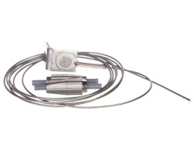 Zawiesie linkowe z łącznikiem kątowym otwór fi7,1 1,5mm 2m SLK15L2AB 196501