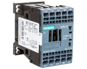 Stycznik mocy 12A 3P 24V DC 1Z 0R z warystorem S00 3RT2017-2LB41