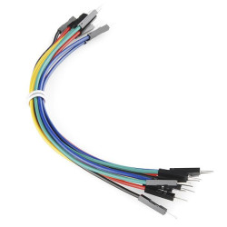Sparkfun Jumper Wires Premium 6" M/M - 20 AWG (10 Pack)