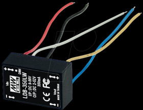 LDB-300LW DC/DC-LED-Driver, 2-40 VDC, 300 mA