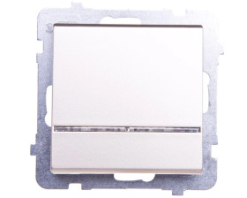 SONATA Łącznik kontrolny z podświetleniem szampański złoty ŁP-12RS/m/39