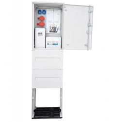 Rozdzielnica budowlana z fundamentem 16/5 32/5 2x230V rozdzielnia erbetka złącze pomiarowe licznikowa RLB46C25F
