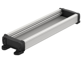 BOPLA ELPU 620-0200 DW (83627200.S7) - profil aluminiowy otwarty z pokrywą do montażu naściennego (57,5 x 22 x 200 mm)