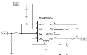 4.5-V to 23-V input, 3-A synchronous step-down converter with D-CAP2 mode