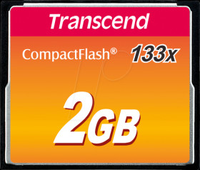 TS2GCF133 CF memory card, 2 GB,133x