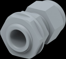 Cable gland, M16, Clamping range 2 to 6.1 mm, IP68, gray, 1SNG626002R0000