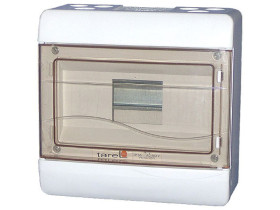 Rozdzielnica podtynkowa 9 modułowa 1x9M drzwi transparentne IP30 PT9 6667-109 TAREL