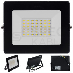 Naświetlacz LED SMD KASTEL 30W 2400lm 4000K IP65 czarny NW BEMKO