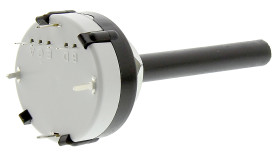 Przełącznik obrotowy, 150 mA przy 250 V AC, 250 V ac/dc, 24V dc, 16-położeniowy, IP65, Lorlin