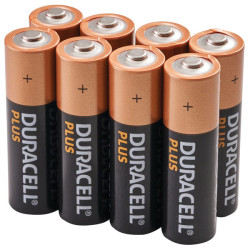 Duracell MN1500B8PLUS100SPO AA Cell Plus Power &#x2B;100% Batteries (Pack 8)