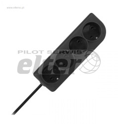 Przedł. sieciowy 5,0m 4gn. bez uziemienia