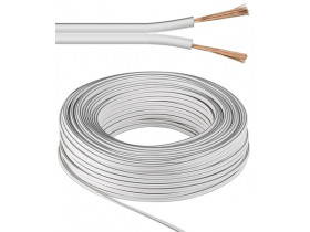 Lautsprecherkabel weiß CU