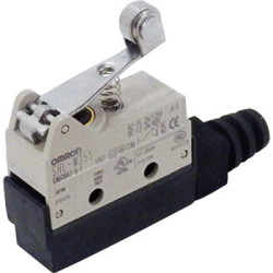 Snap acting switche, On-On, screw connection, short roller lever, 3.92 N, 2 A/125 VAC, 48 VDC, IP67, SHL-W255