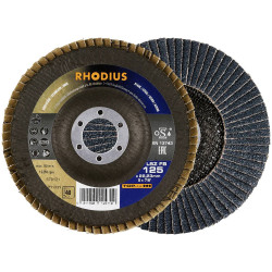 Rhodius 211331 Flap disc 125mm 22.23mm Stainless steel Suitable for Steel