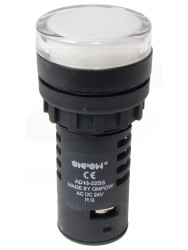 Kontrolka AD16-22D/RG/24VAC/DC; 22mm;dwuk.czerw-ziel.;LED 24V;ONPOW