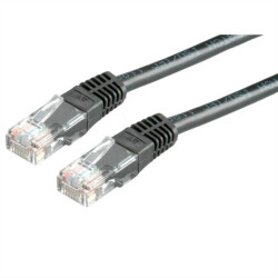 Kabel krosowy ROLINE Cat.5e (klasa D) UTP, czarny, 2 m
