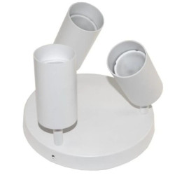 Lampa spotlight Fargo 3xGU10 biała okrągła